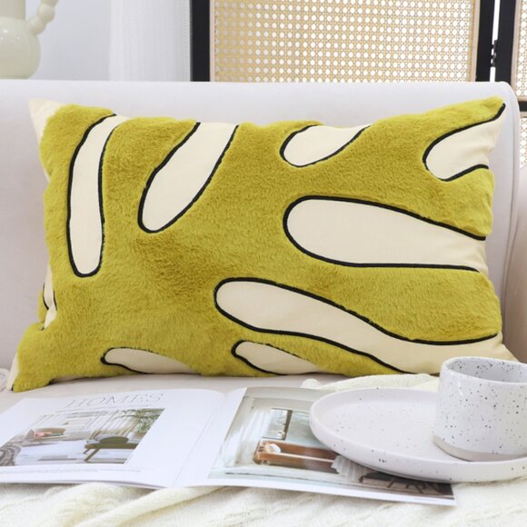 SOGA 2X 38x60cm Coral Branch Pillowcase (Yellow)